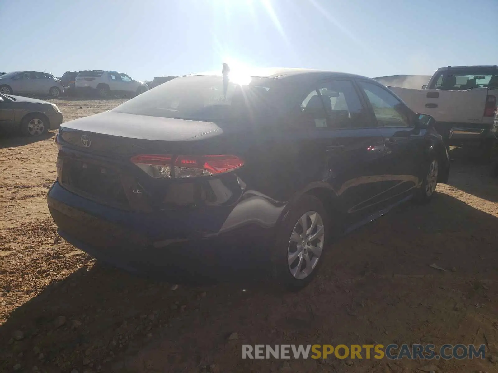 4 Photograph of a damaged car 5YFEPRAE0LP097825 TOYOTA COROLLA 2020