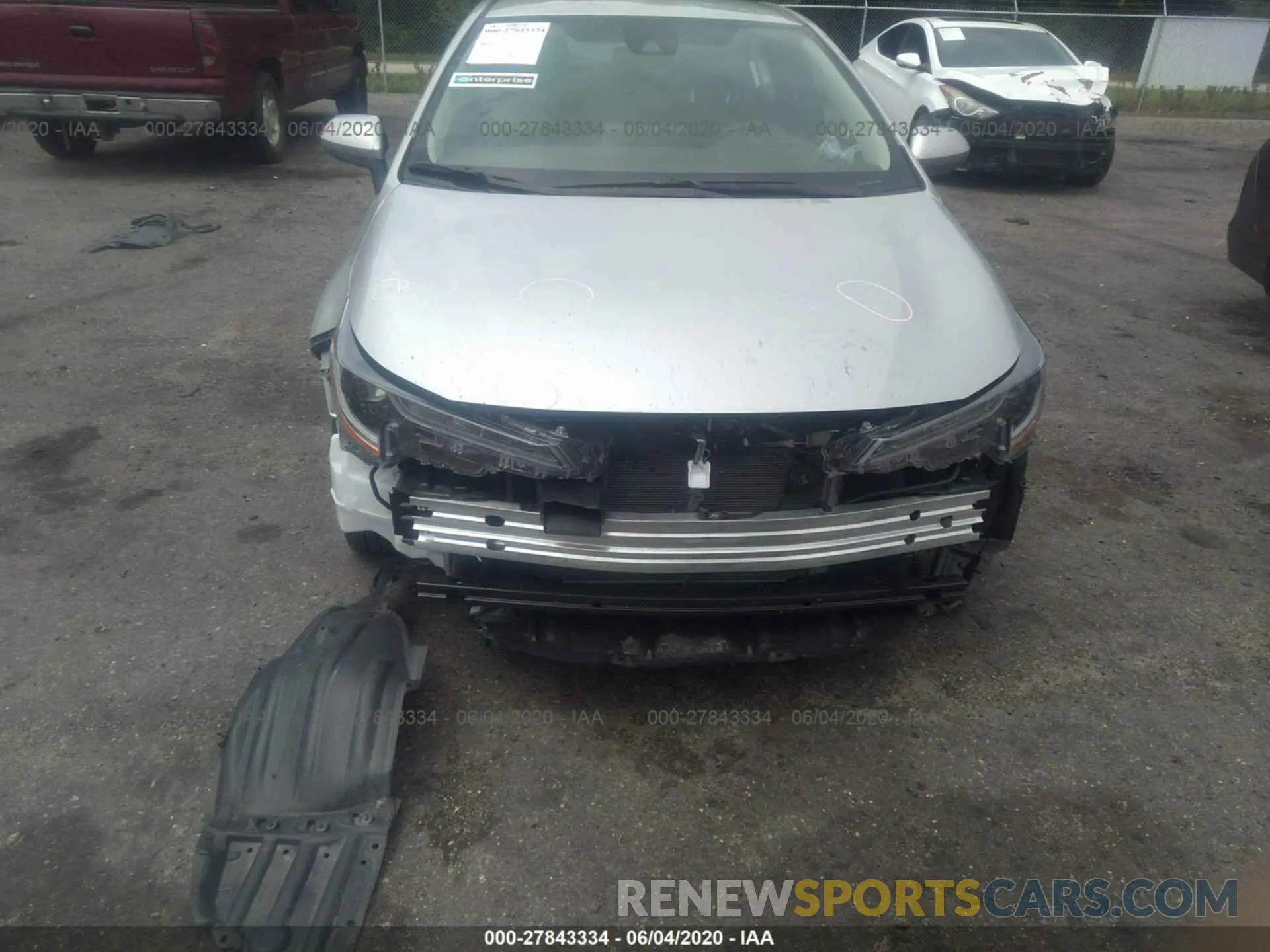 6 Photograph of a damaged car 5YFEPRAE0LP099154 TOYOTA COROLLA 2020