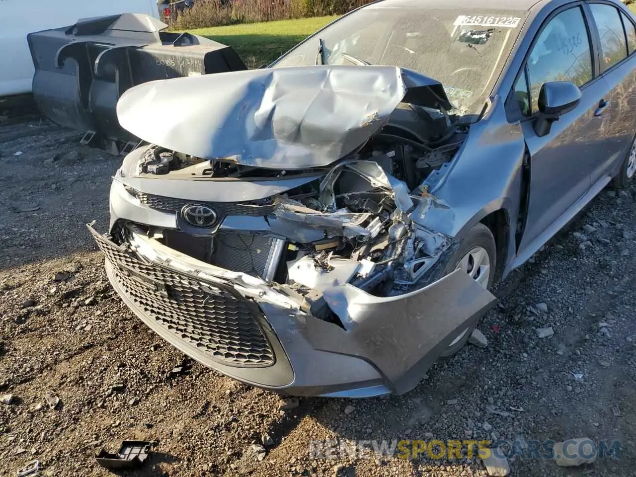 9 Photograph of a damaged car 5YFEPRAE0LP099168 TOYOTA COROLLA 2020