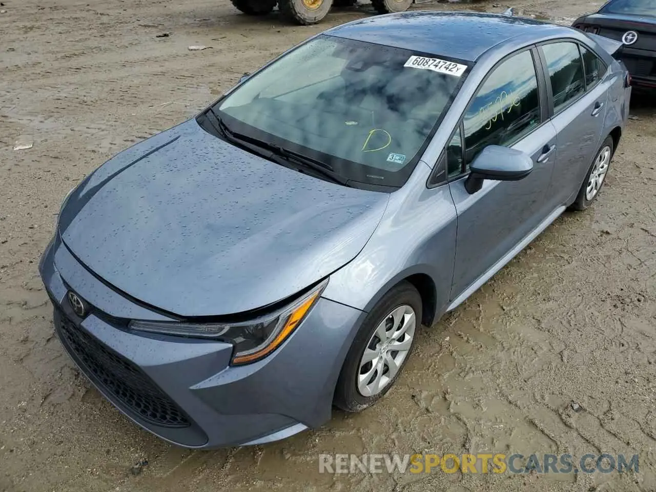 2 Photograph of a damaged car 5YFEPRAE0LP101596 TOYOTA COROLLA 2020
