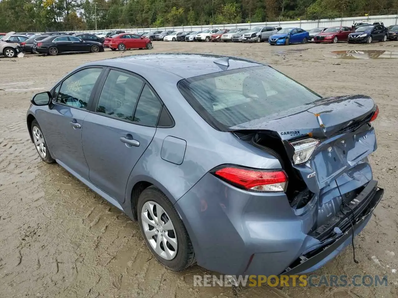 3 Photograph of a damaged car 5YFEPRAE0LP101596 TOYOTA COROLLA 2020
