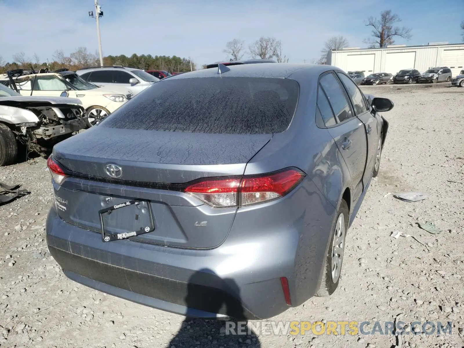 4 Photograph of a damaged car 5YFEPRAE0LP122240 TOYOTA COROLLA 2020