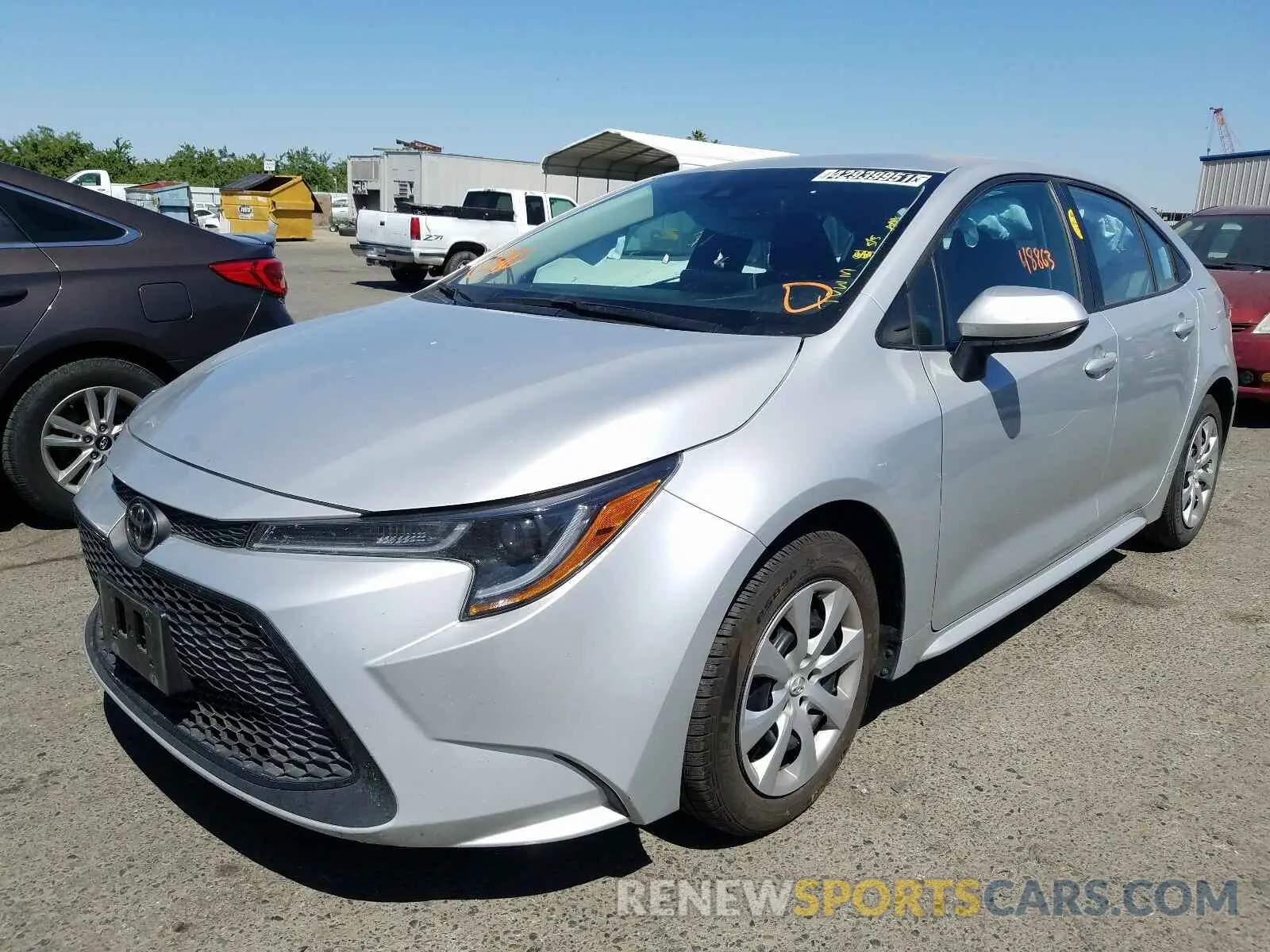 2 Photograph of a damaged car 5YFEPRAE1LP031199 TOYOTA COROLLA 2020