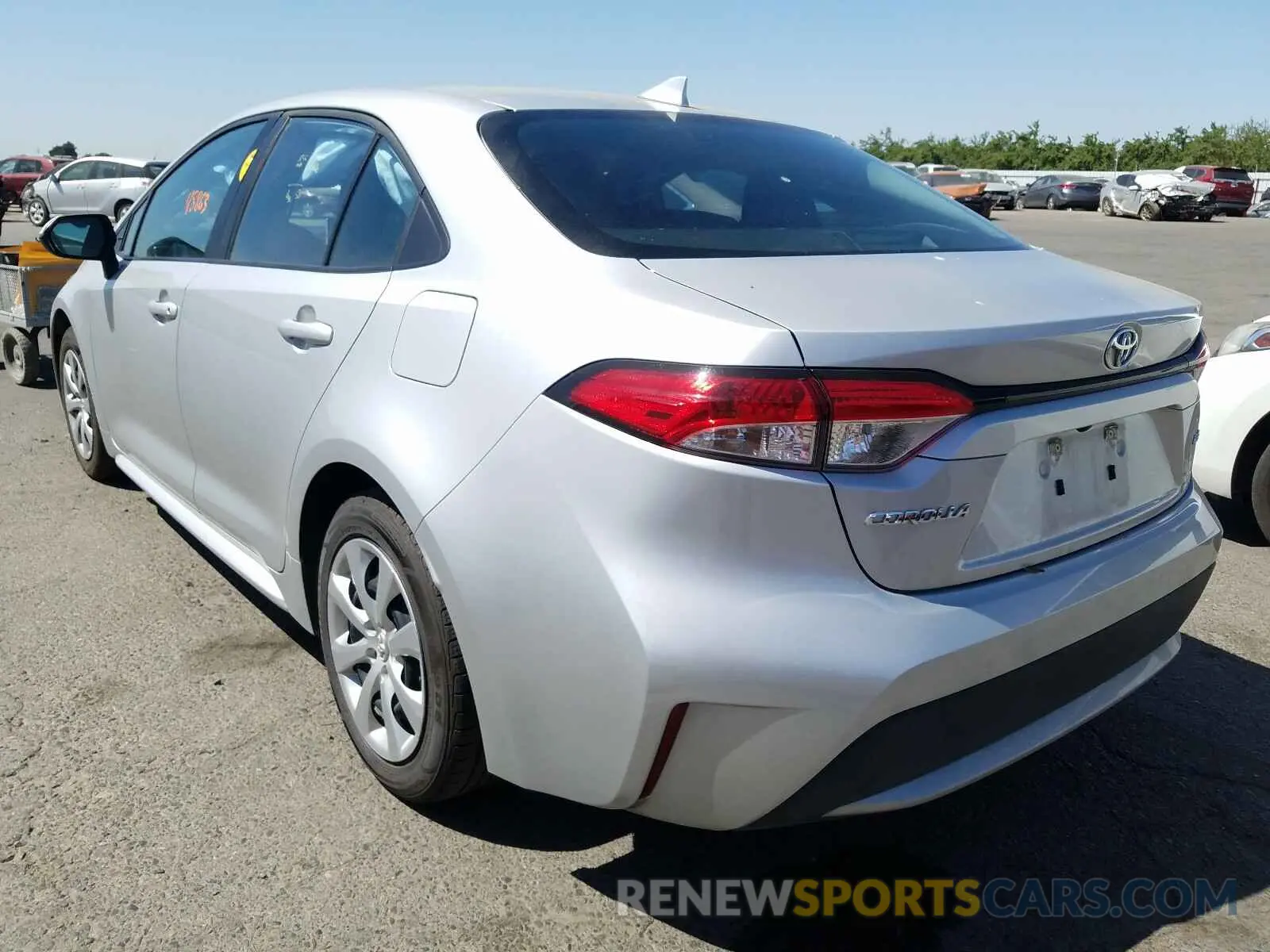3 Photograph of a damaged car 5YFEPRAE1LP031199 TOYOTA COROLLA 2020