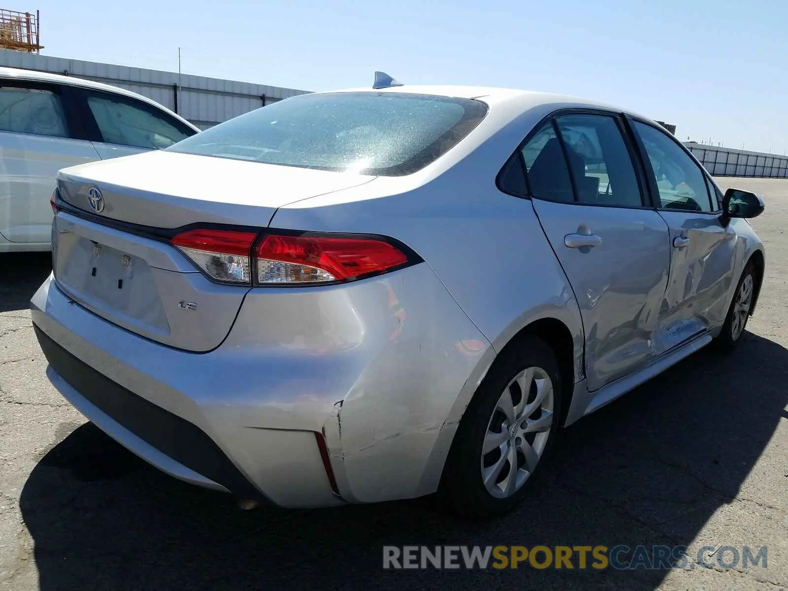 4 Photograph of a damaged car 5YFEPRAE1LP031199 TOYOTA COROLLA 2020