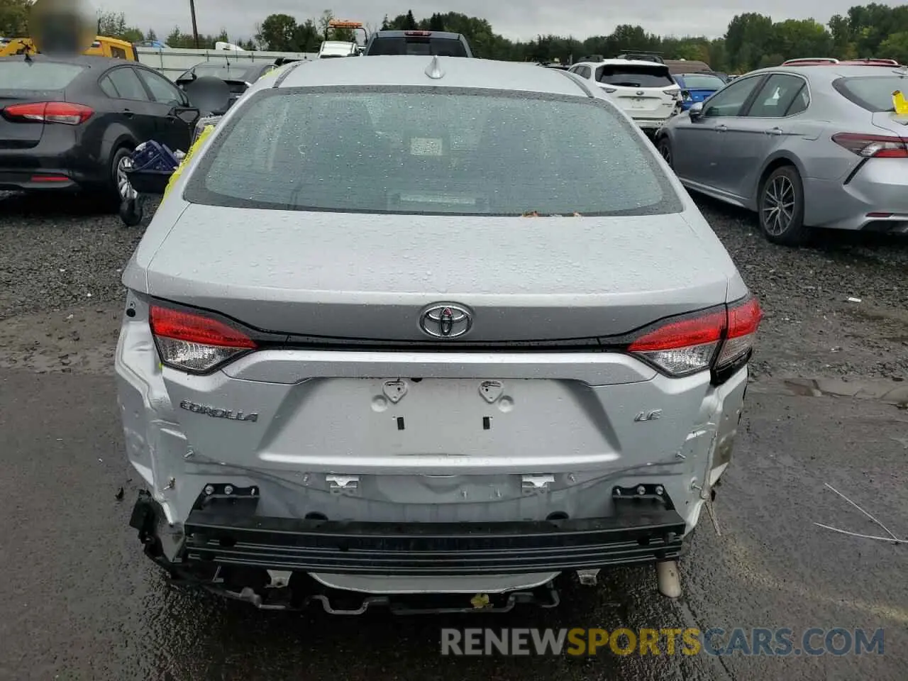 6 Фотография поврежденного автомобиля 5YFEPRAE1LP058578 TOYOTA COROLLA 2020