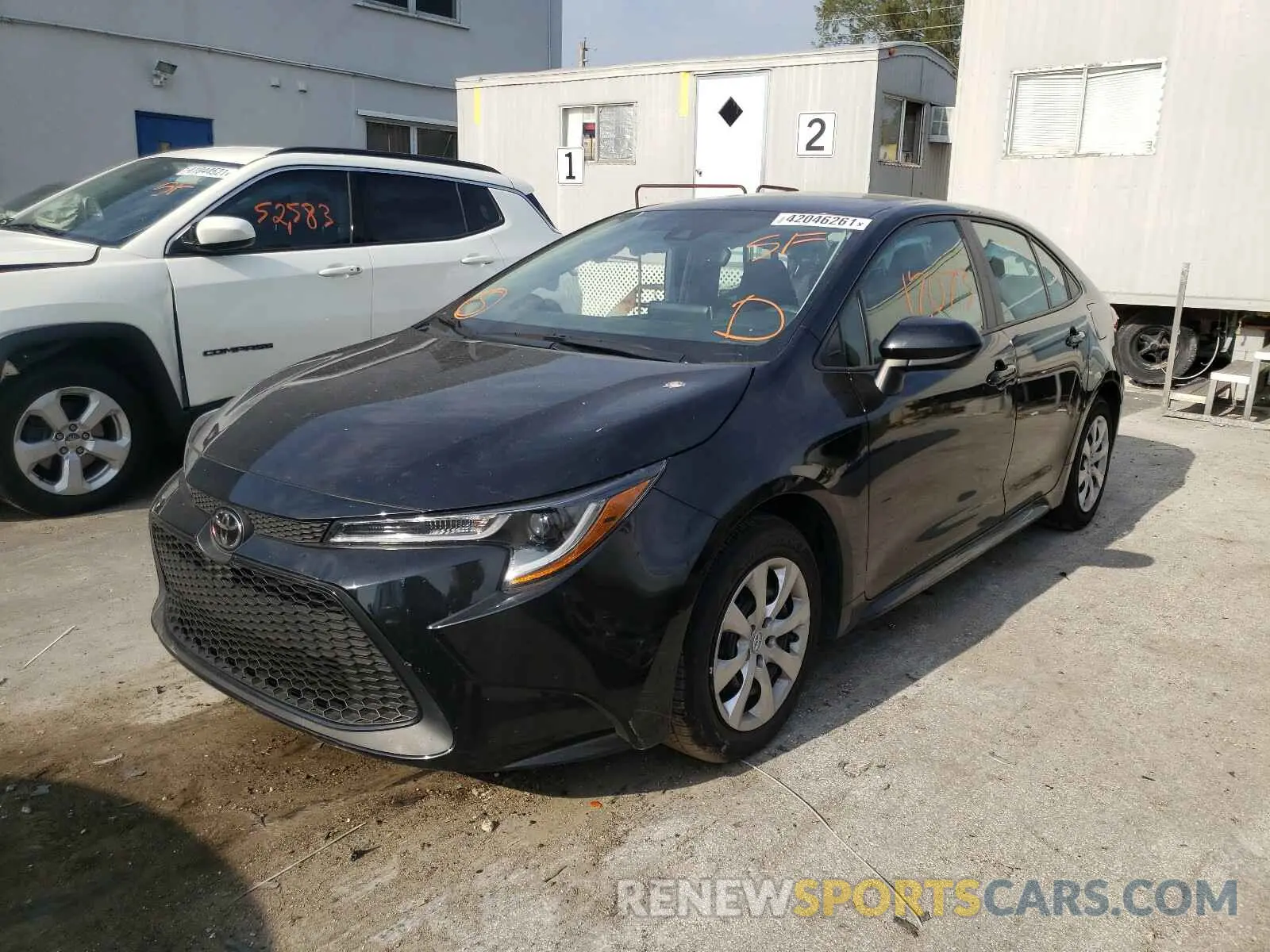 2 Photograph of a damaged car 5YFEPRAE1LP061299 TOYOTA COROLLA 2020