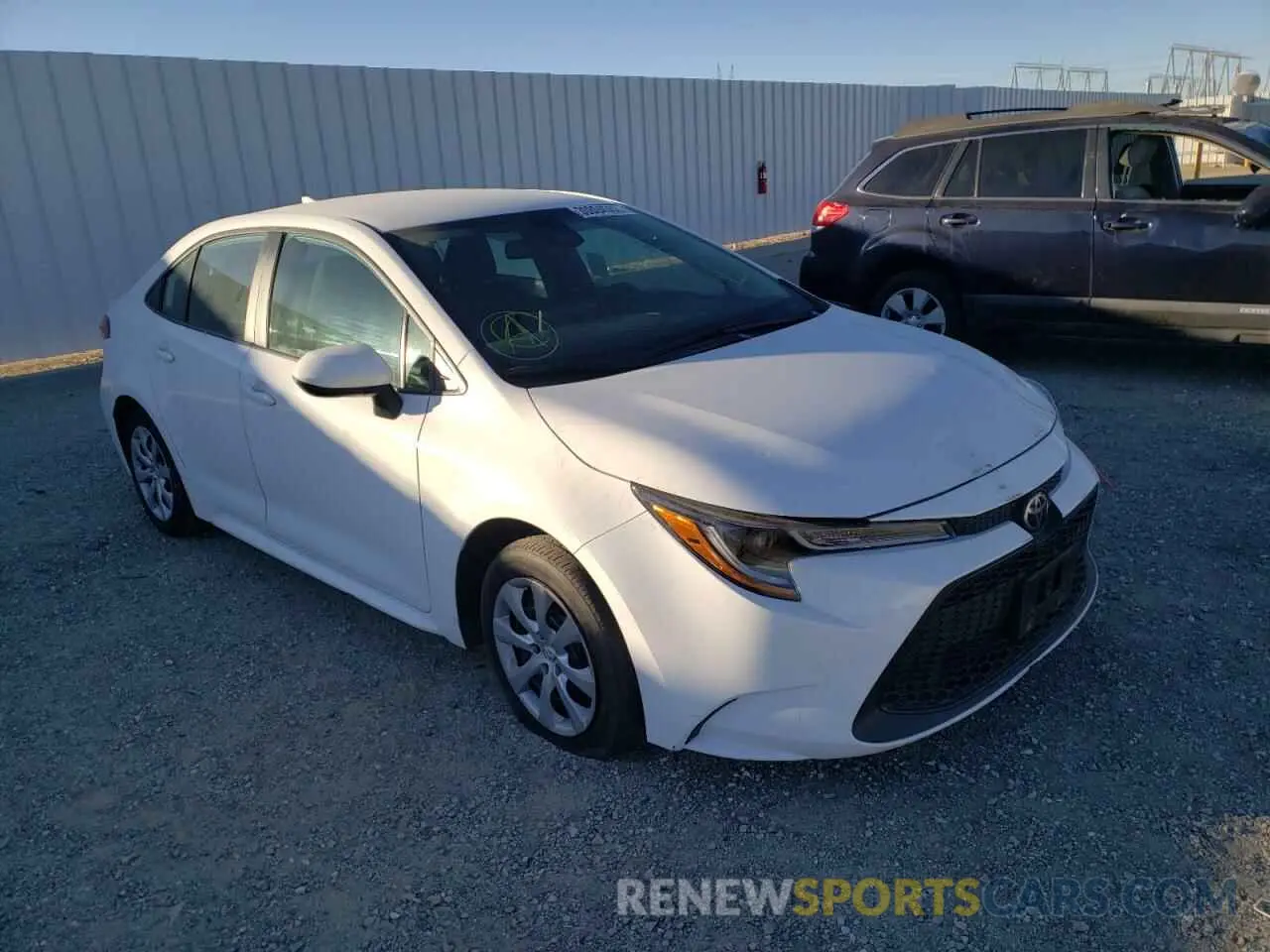 1 Photograph of a damaged car 5YFEPRAE1LP062713 TOYOTA COROLLA 2020