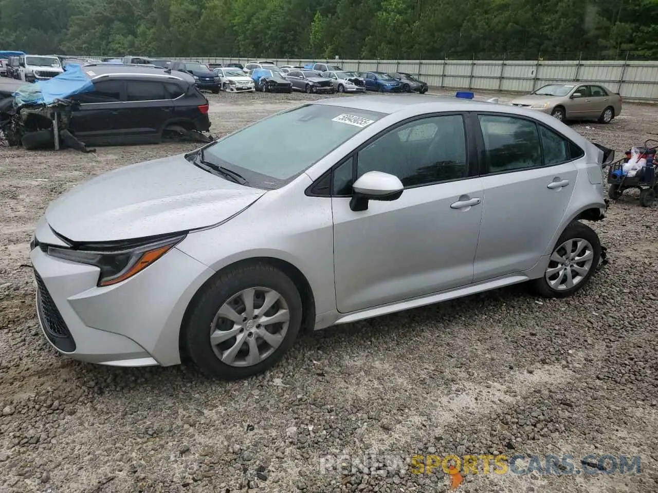 1 Фотография поврежденного автомобиля 5YFEPRAE1LP065353 TOYOTA COROLLA 2020