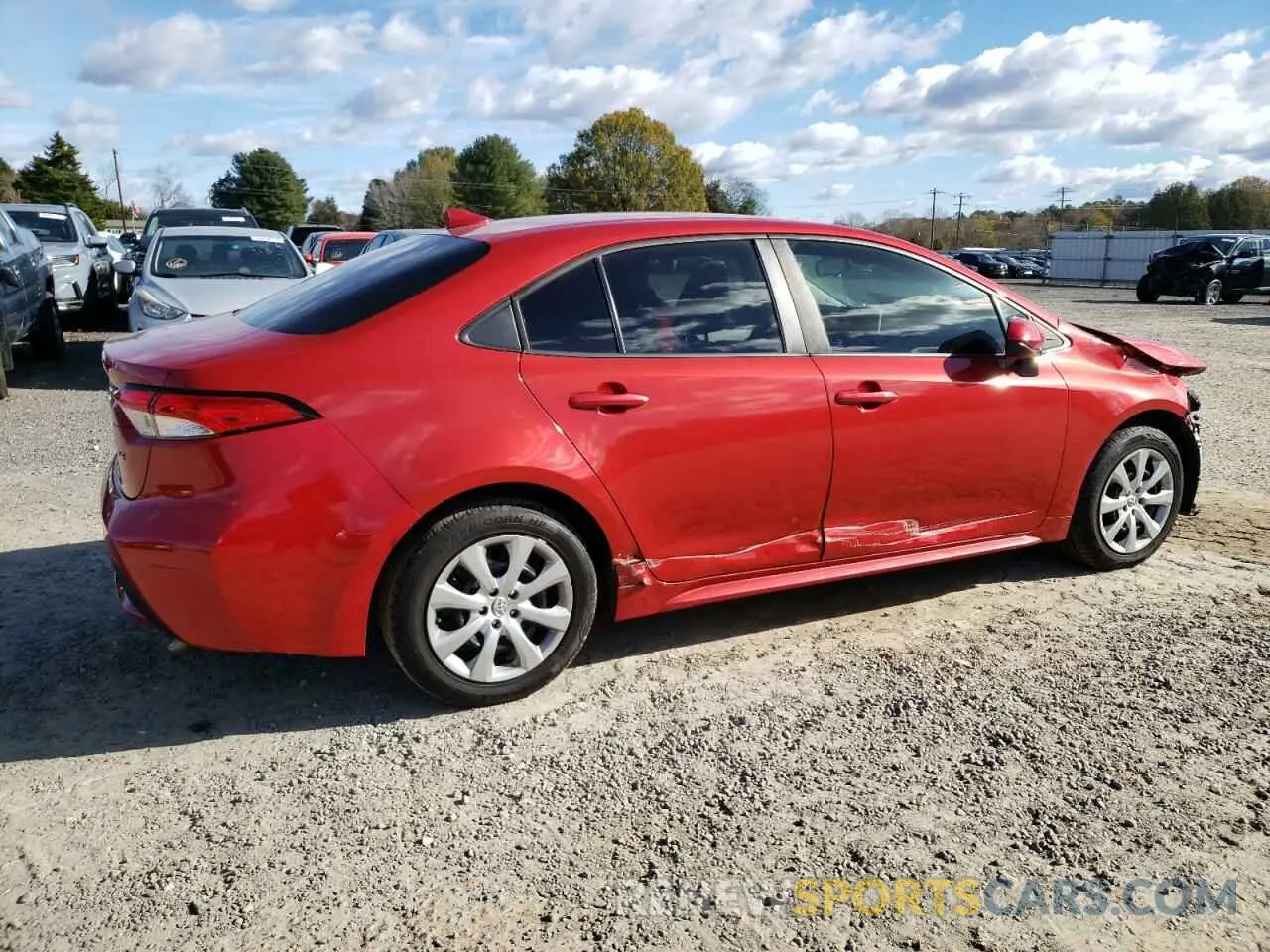 3 Photograph of a damaged car 5YFEPRAE1LP067460 TOYOTA COROLLA 2020