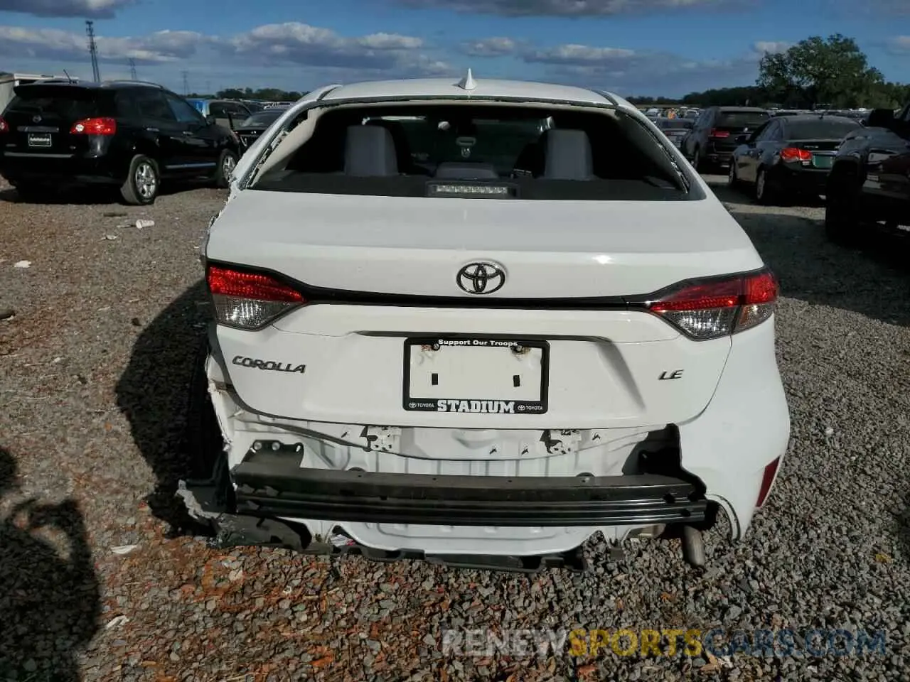 6 Фотография поврежденного автомобиля 5YFEPRAE1LP068527 TOYOTA COROLLA 2020