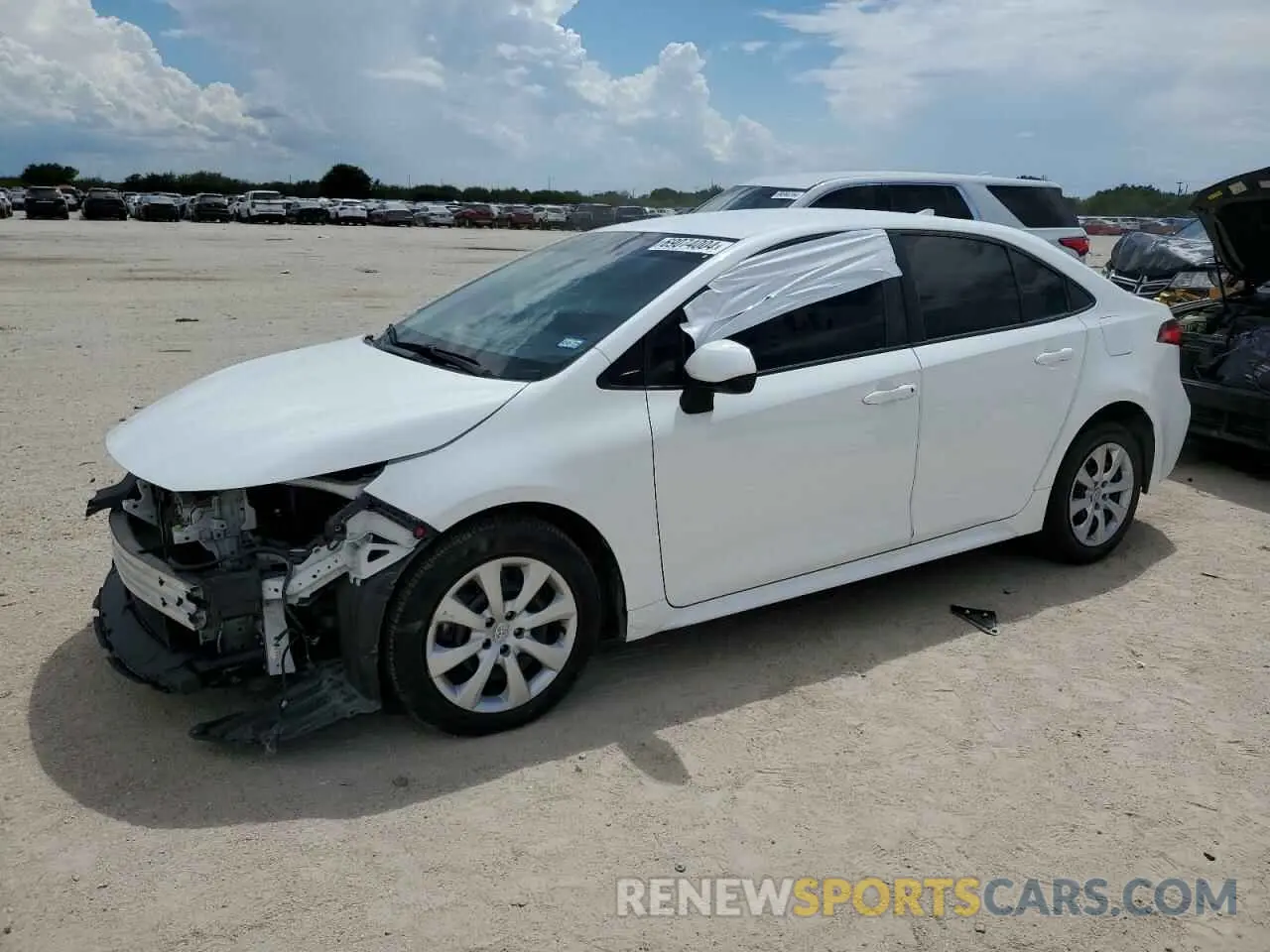 1 Photograph of a damaged car 5YFEPRAE1LP074330 TOYOTA COROLLA 2020