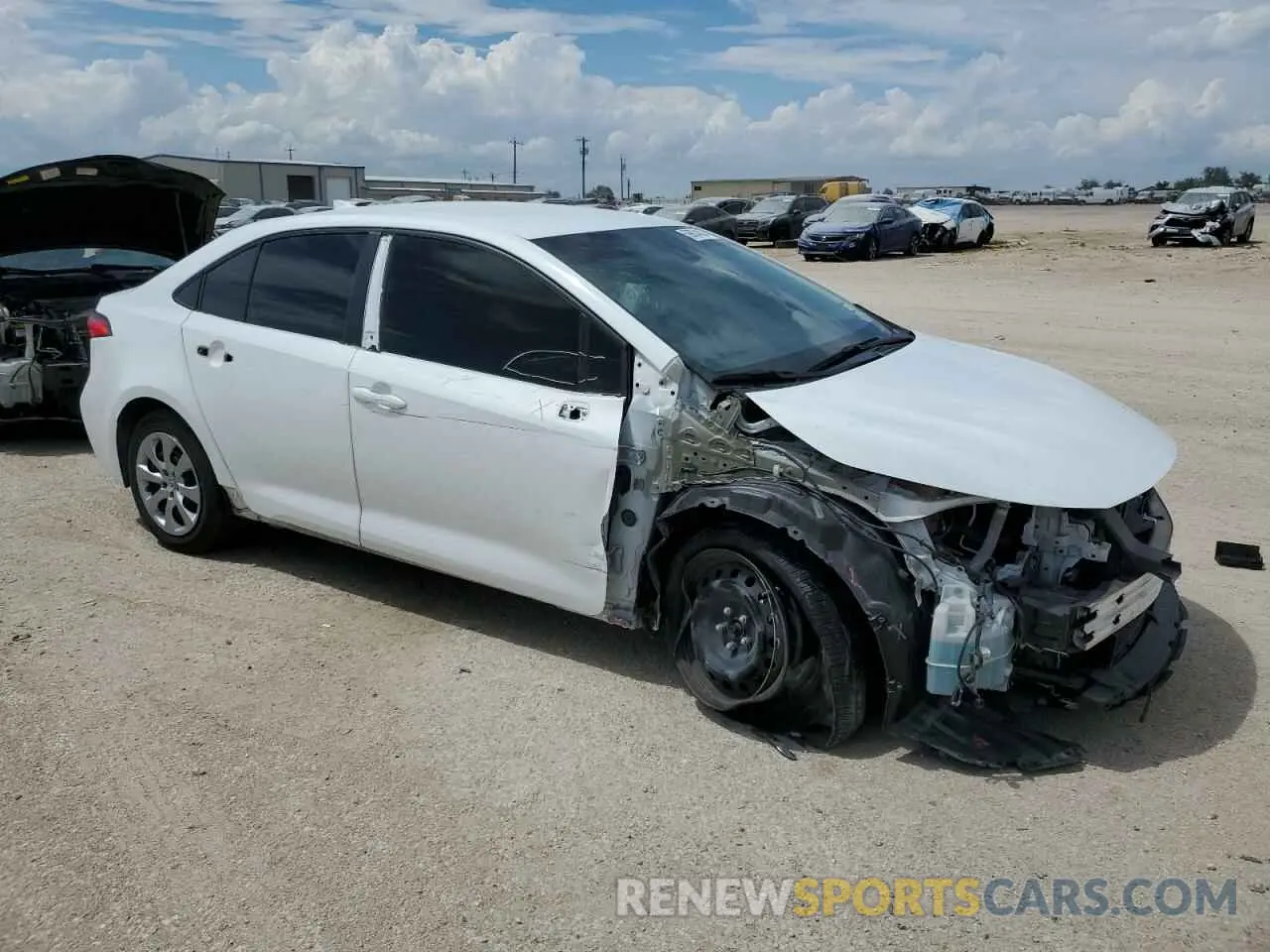 4 Photograph of a damaged car 5YFEPRAE1LP074330 TOYOTA COROLLA 2020