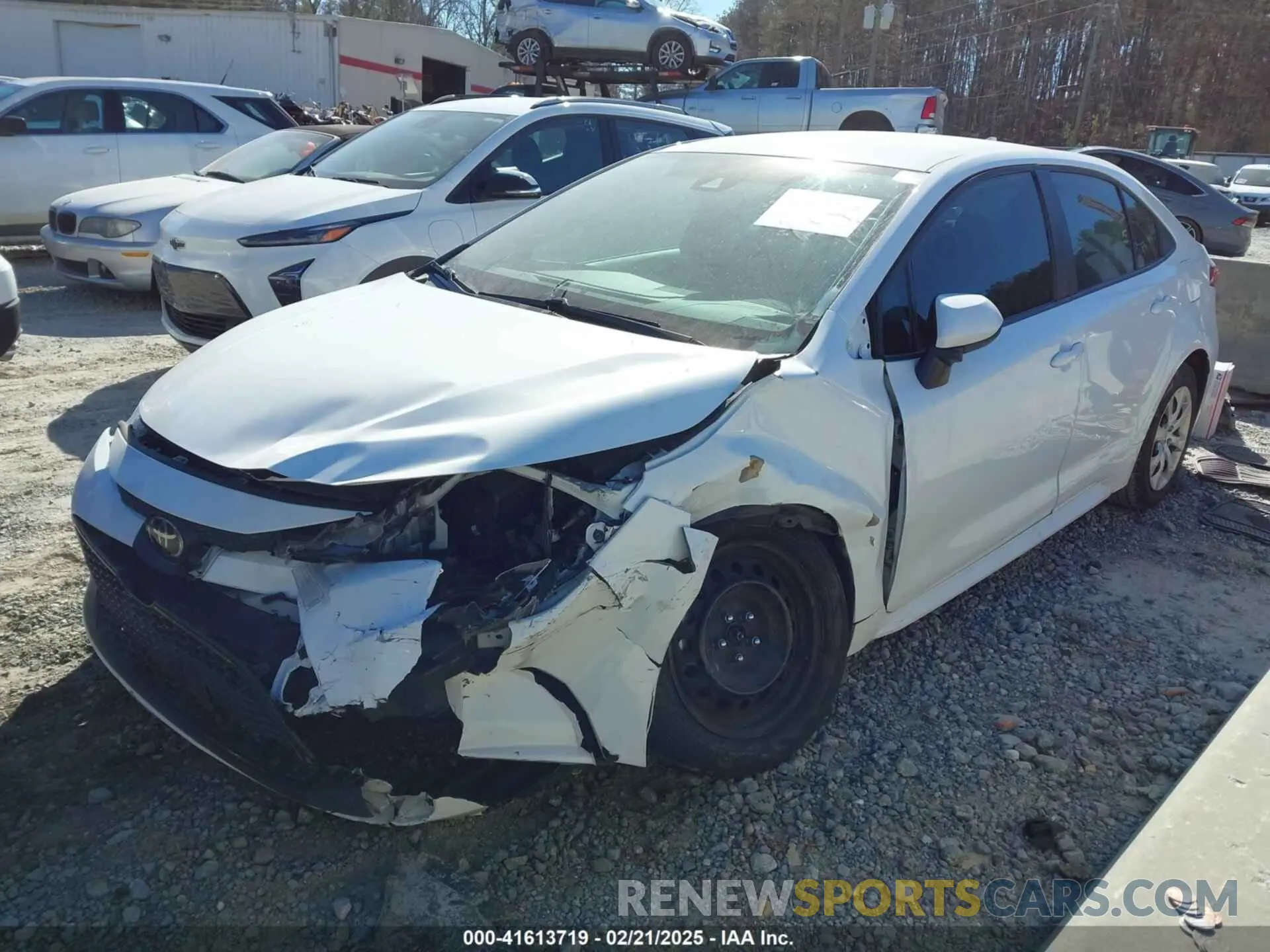 2 Photograph of a damaged car 5YFEPRAE1LP074621 TOYOTA COROLLA 2020
