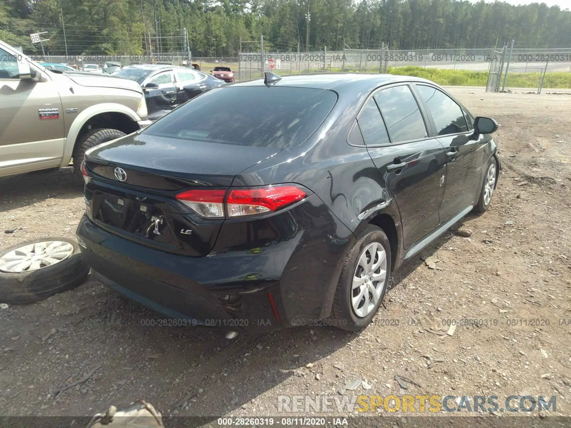 4 Photograph of a damaged car 5YFEPRAE1LP075221 TOYOTA COROLLA 2020