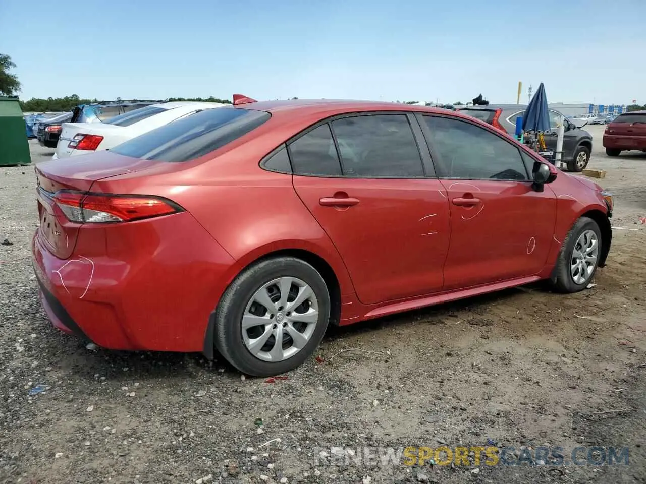 3 Фотография поврежденного автомобиля 5YFEPRAE1LP078605 TOYOTA COROLLA 2020