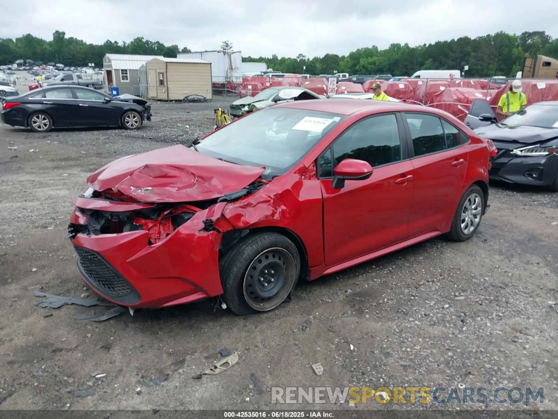 2 Фотография поврежденного автомобиля 5YFEPRAE1LP080855 TOYOTA COROLLA 2020