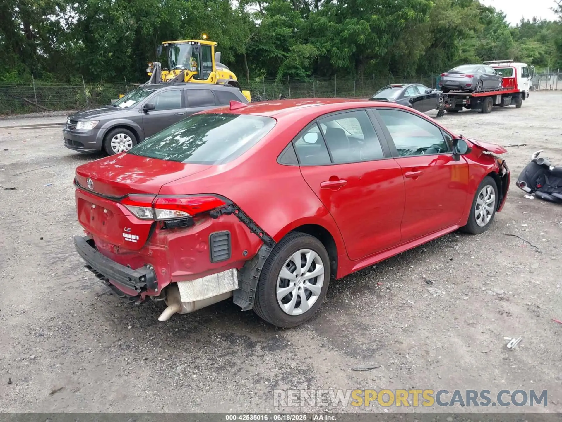 4 Фотография поврежденного автомобиля 5YFEPRAE1LP080855 TOYOTA COROLLA 2020