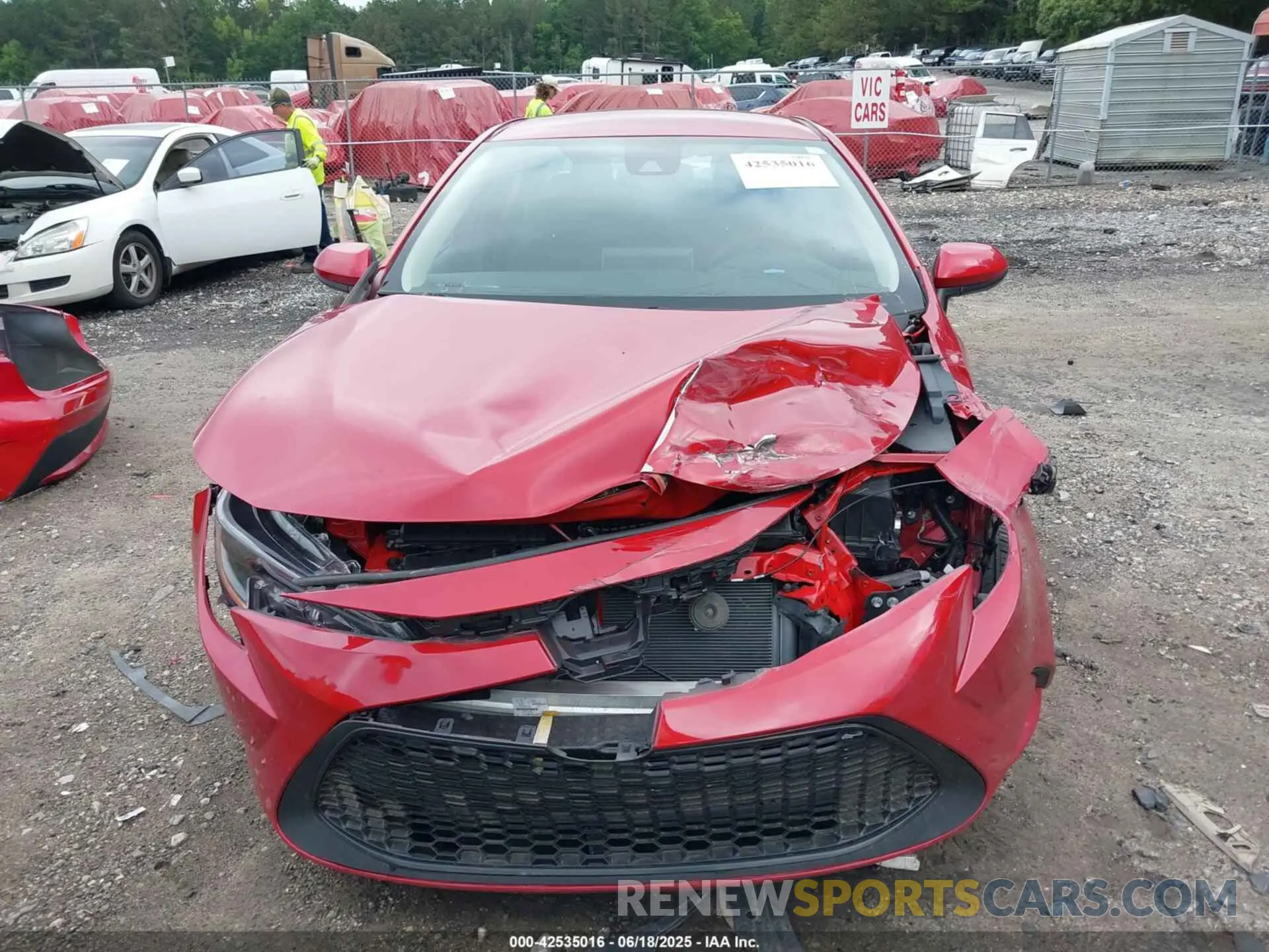 6 Фотография поврежденного автомобиля 5YFEPRAE1LP080855 TOYOTA COROLLA 2020