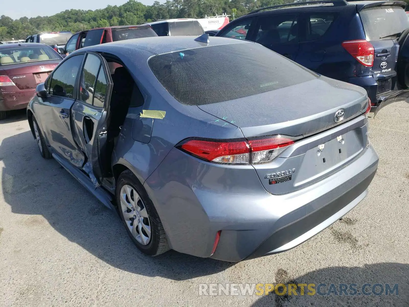 3 Photograph of a damaged car 5YFEPRAE1LP082248 TOYOTA COROLLA 2020
