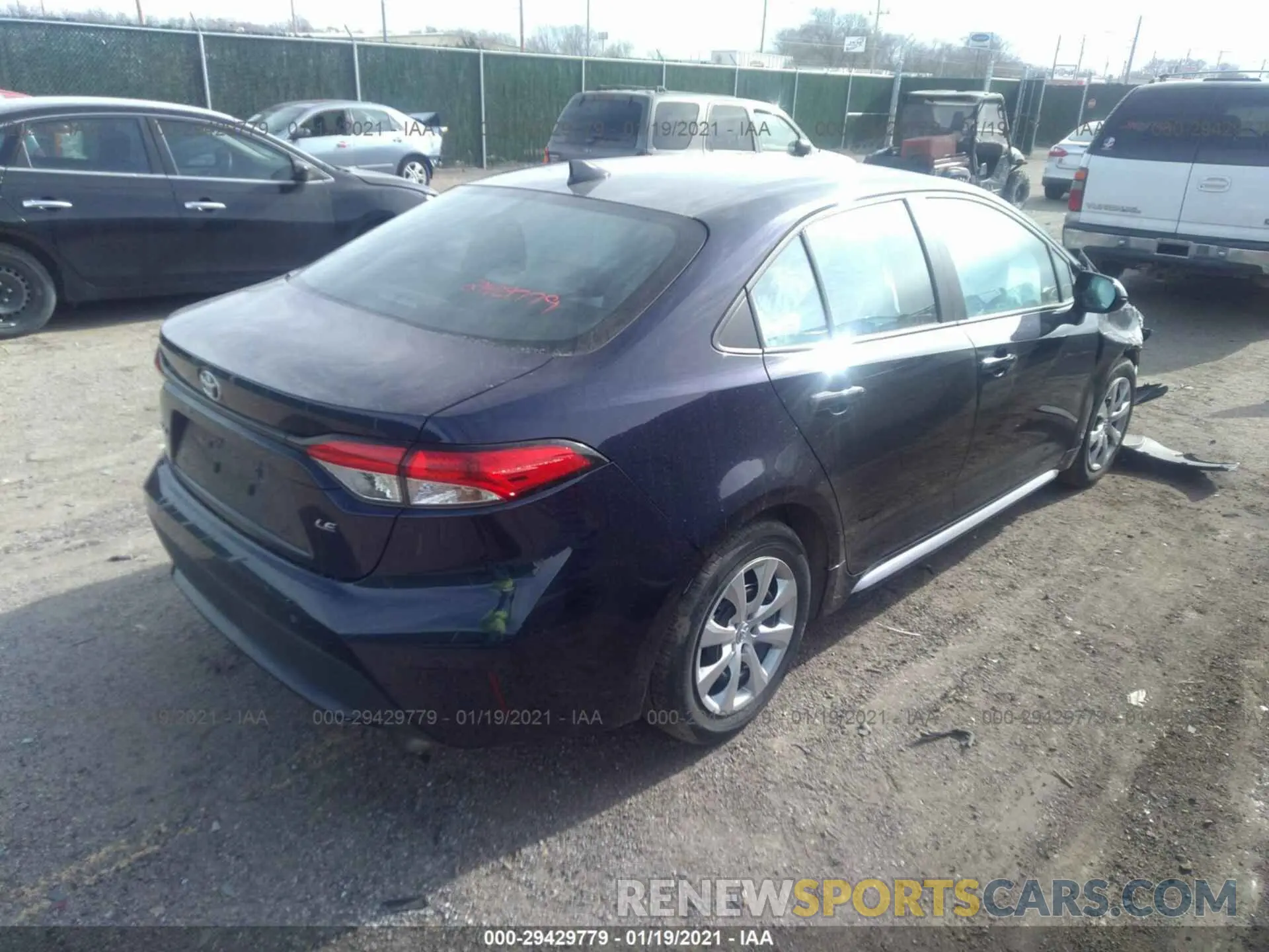 4 Photograph of a damaged car 5YFEPRAE1LP082881 TOYOTA COROLLA 2020