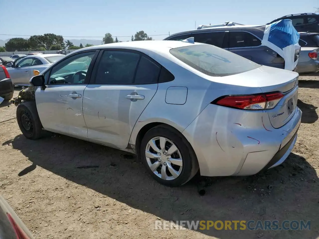 2 Photograph of a damaged car 5YFEPRAE1LP093380 TOYOTA COROLLA 2020