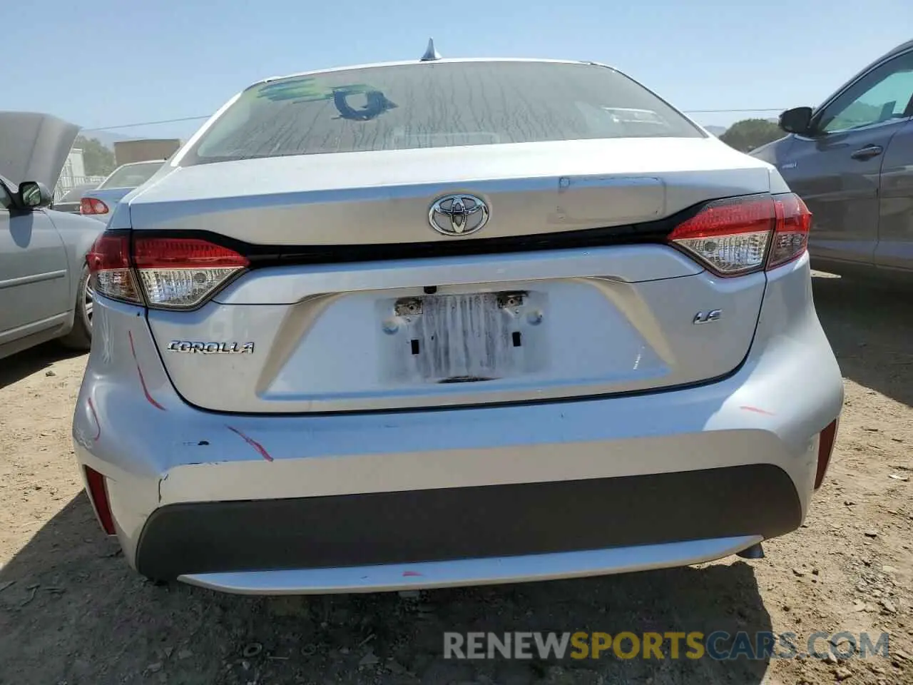 6 Photograph of a damaged car 5YFEPRAE1LP093380 TOYOTA COROLLA 2020