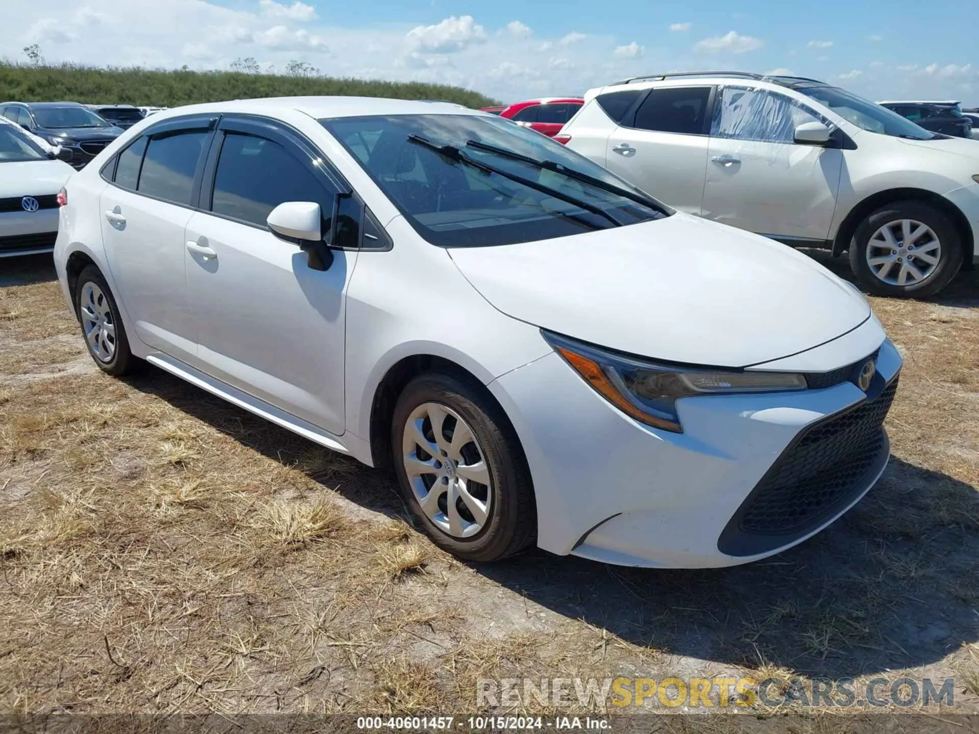 1 Photograph of a damaged car 5YFEPRAE1LP094545 TOYOTA COROLLA 2020