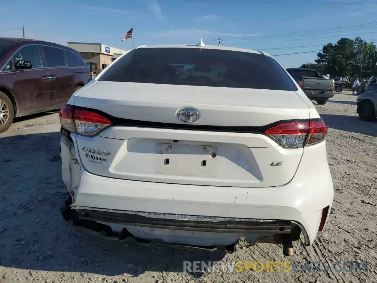 6 Photograph of a damaged car 5YFEPRAE1LP096098 TOYOTA COROLLA 2020
