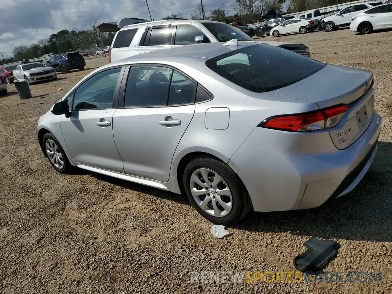2 Photograph of a damaged car 5YFEPRAE1LP098630 TOYOTA COROLLA 2020