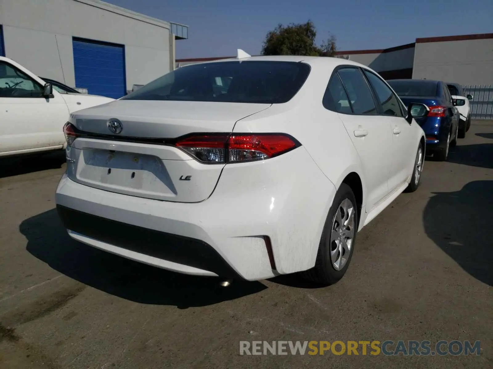 4 Photograph of a damaged car 5YFEPRAE1LP099048 TOYOTA COROLLA 2020