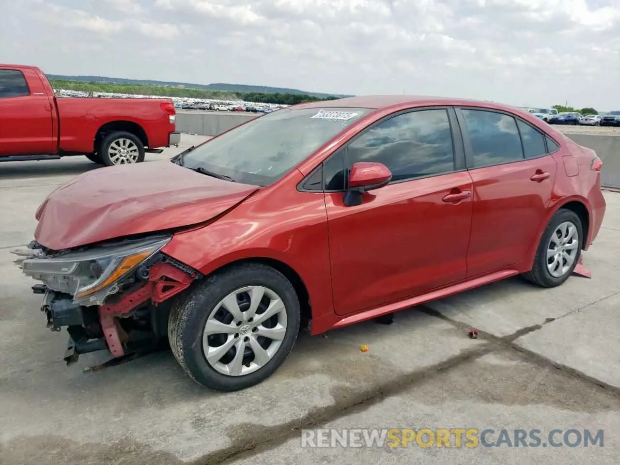 1 Photograph of a damaged car 5YFEPRAE1LP104877 TOYOTA COROLLA 2020