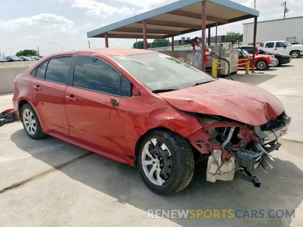 4 Photograph of a damaged car 5YFEPRAE1LP104877 TOYOTA COROLLA 2020