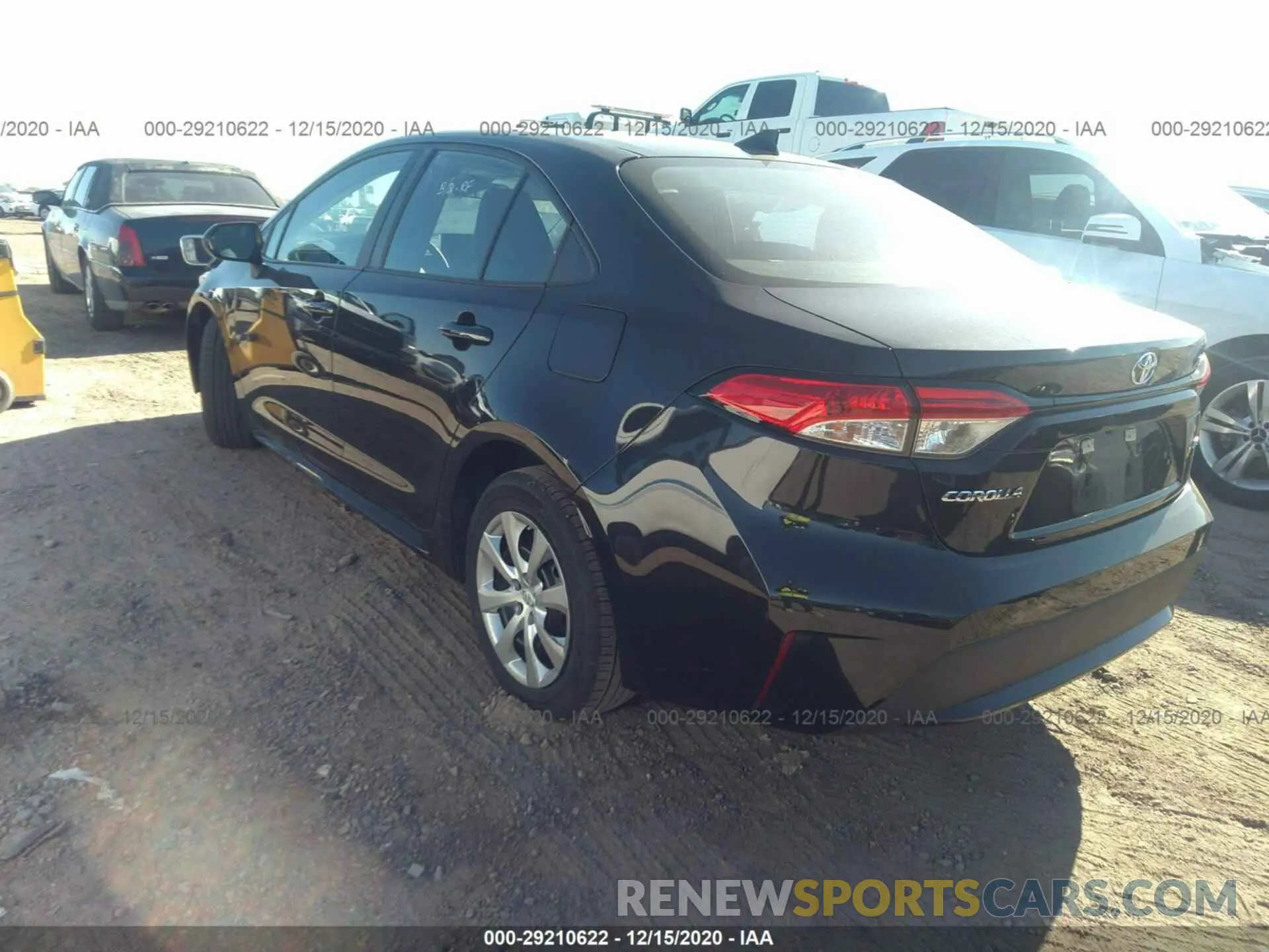 3 Photograph of a damaged car 5YFEPRAE1LP107424 TOYOTA COROLLA 2020