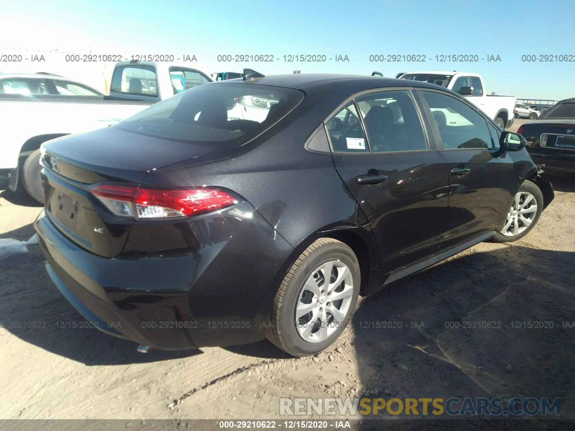 4 Photograph of a damaged car 5YFEPRAE1LP107424 TOYOTA COROLLA 2020