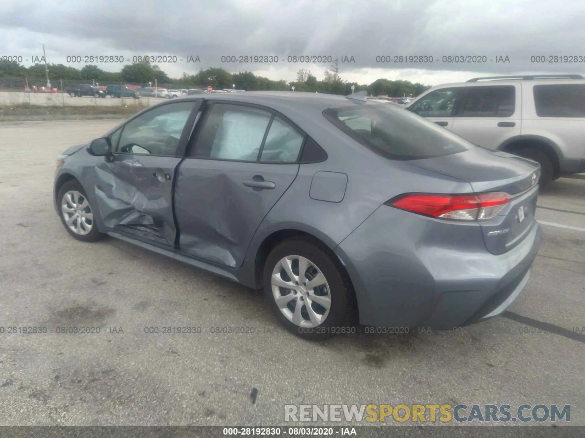 3 Photograph of a damaged car 5YFEPRAE1LP110730 TOYOTA COROLLA 2020