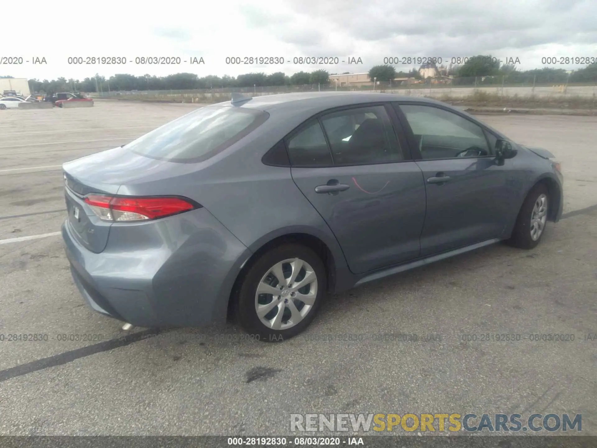 4 Photograph of a damaged car 5YFEPRAE1LP110730 TOYOTA COROLLA 2020