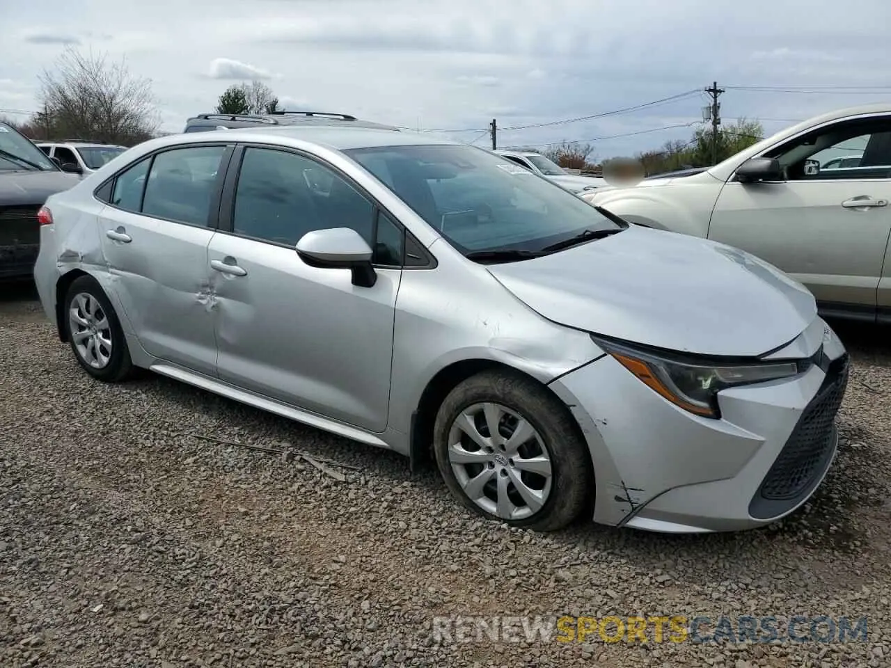 4 Photograph of a damaged car 5YFEPRAE1LP124594 TOYOTA COROLLA 2020