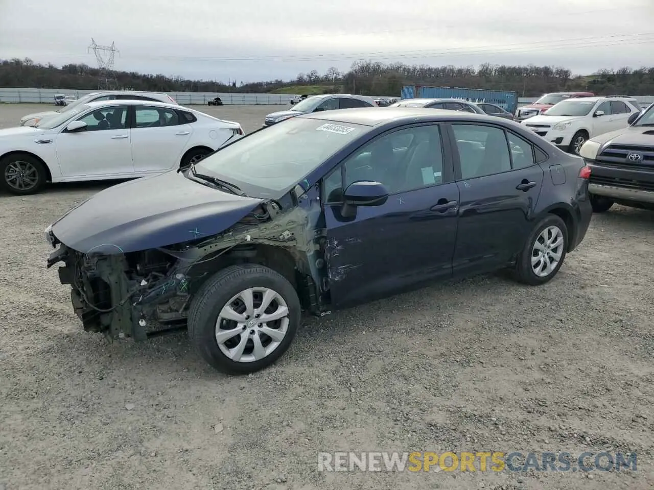 1 Photograph of a damaged car 5YFEPRAE1LP127365 TOYOTA COROLLA 2020