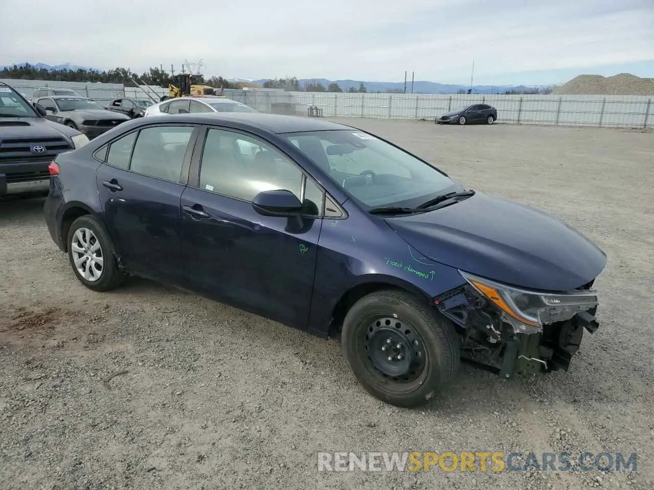 4 Photograph of a damaged car 5YFEPRAE1LP127365 TOYOTA COROLLA 2020