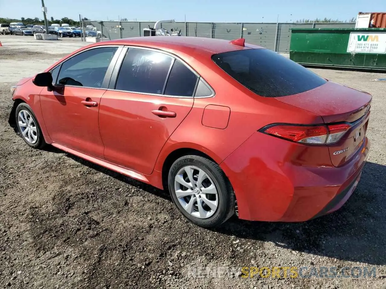 2 Фотография поврежденного автомобиля 5YFEPRAE1LP133635 TOYOTA COROLLA 2020