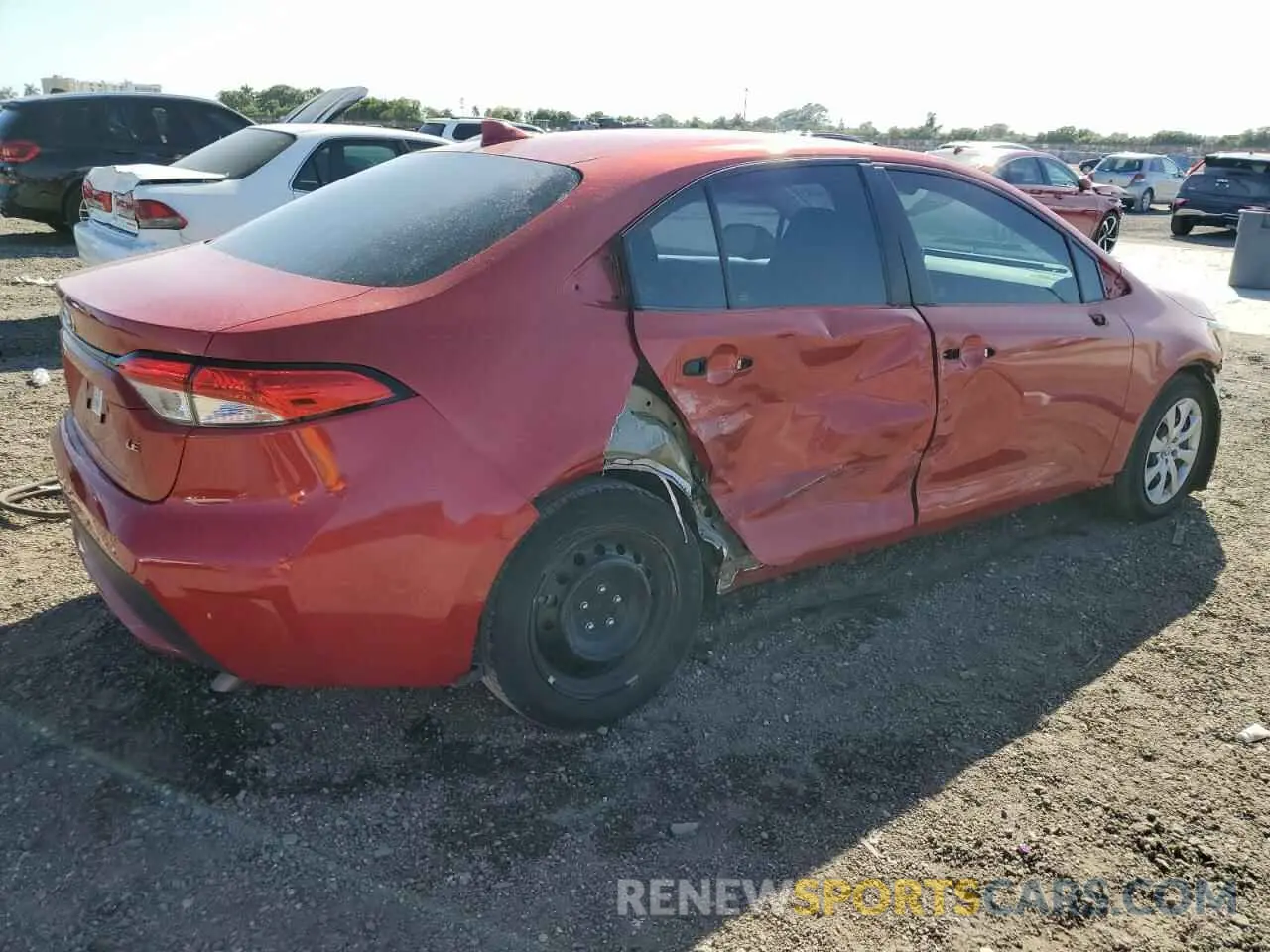 3 Фотография поврежденного автомобиля 5YFEPRAE1LP133635 TOYOTA COROLLA 2020