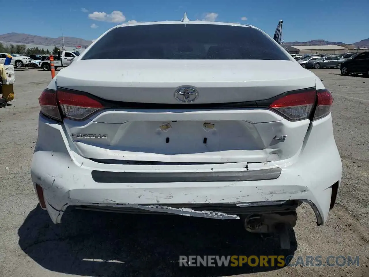 6 Photograph of a damaged car 5YFEPRAE1LP138303 TOYOTA COROLLA 2020