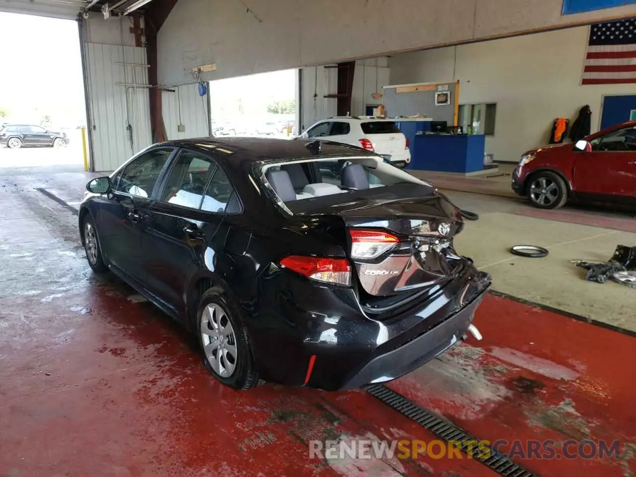 3 Photograph of a damaged car 5YFEPRAE2LP006599 TOYOTA COROLLA 2020