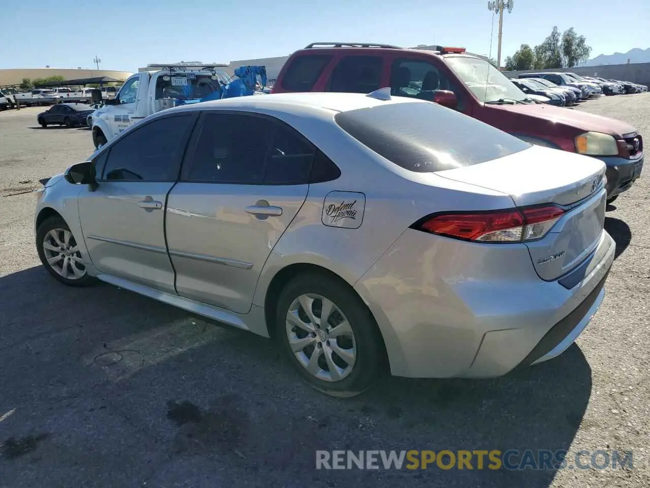 2 Фотография поврежденного автомобиля 5YFEPRAE2LP032958 TOYOTA COROLLA 2020