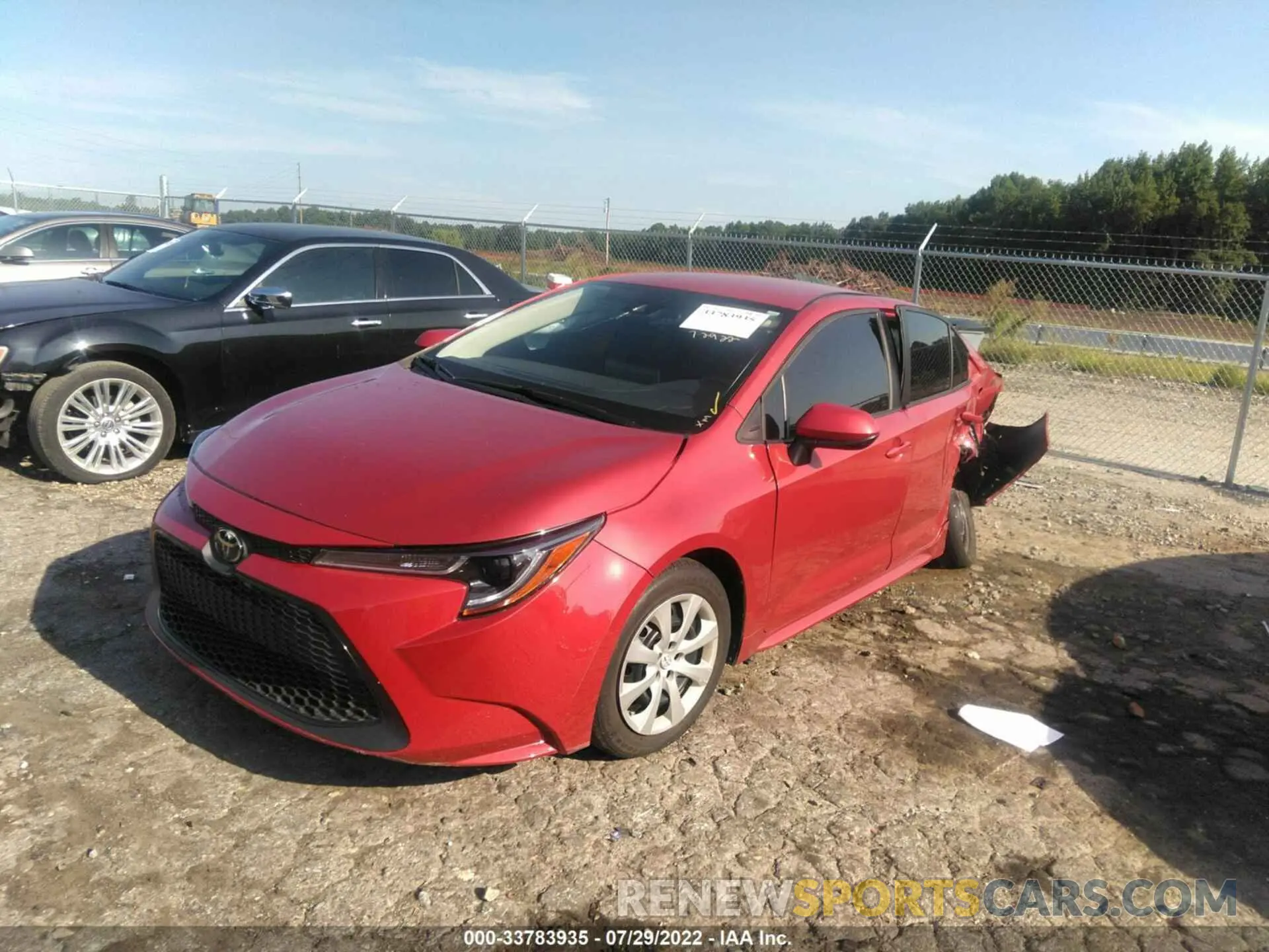 2 Фотография поврежденного автомобиля 5YFEPRAE2LP052305 TOYOTA COROLLA 2020