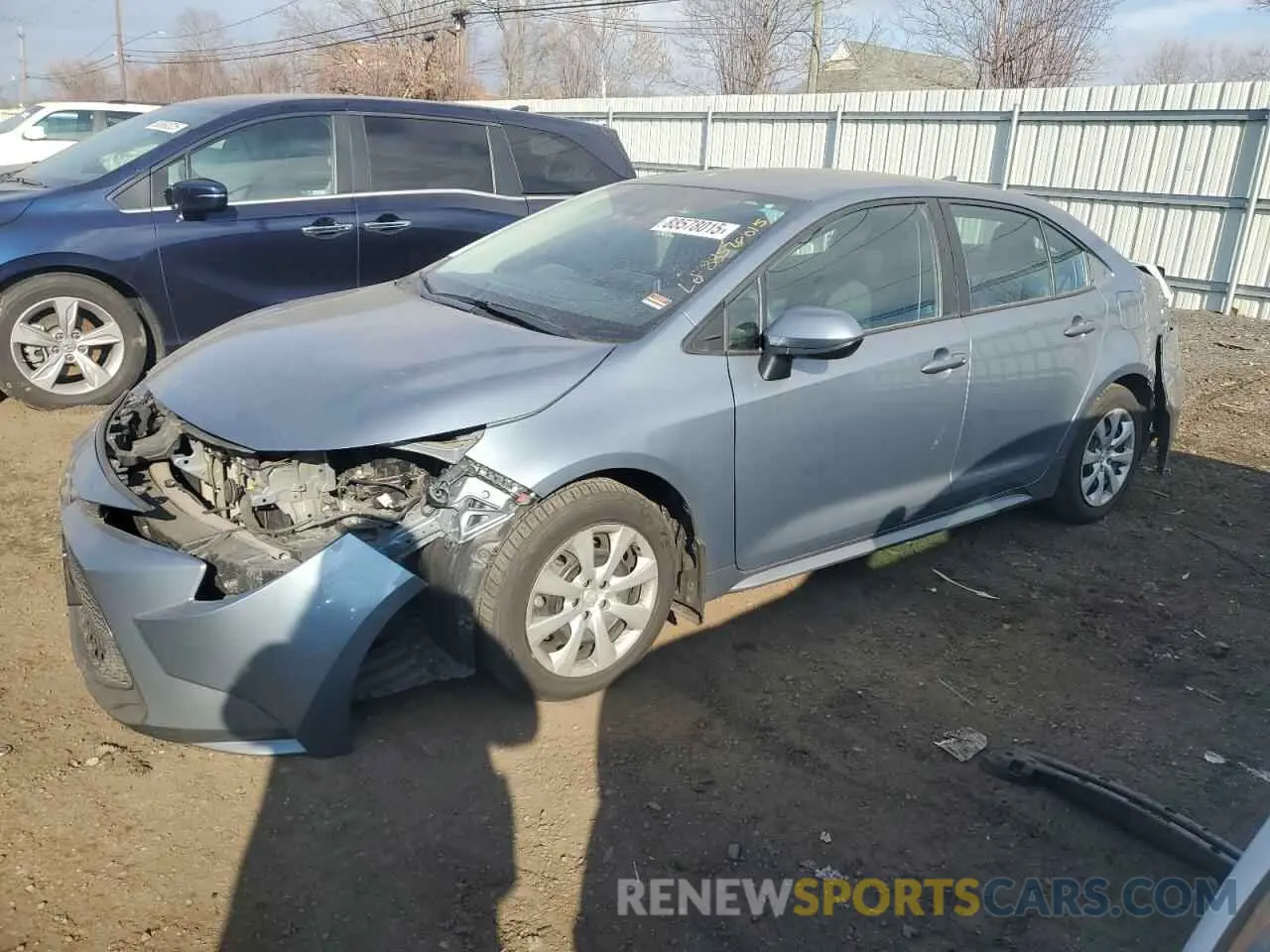 1 Photograph of a damaged car 5YFEPRAE2LP053194 TOYOTA COROLLA 2020