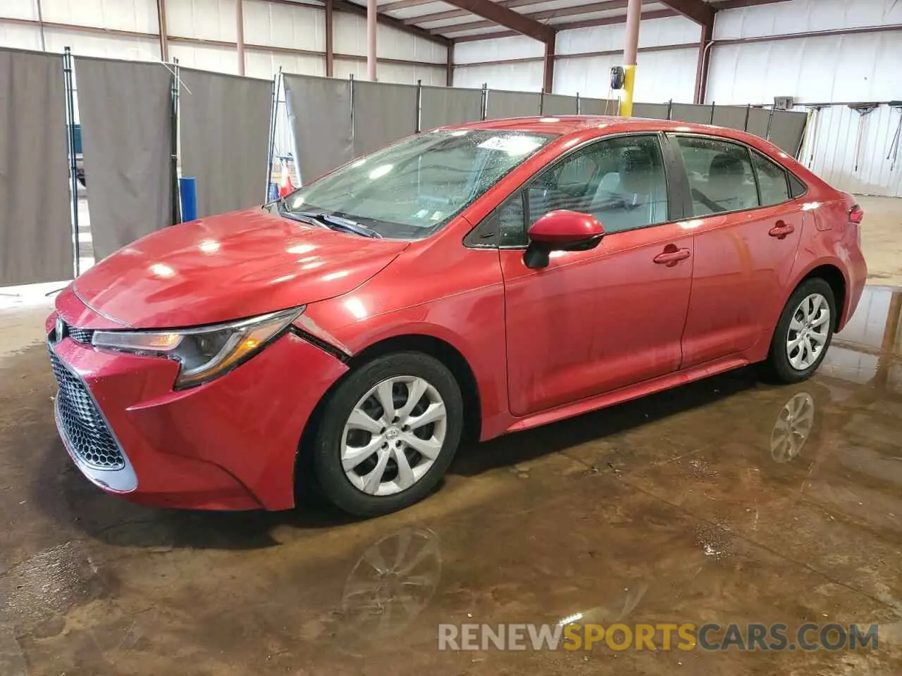 1 Photograph of a damaged car 5YFEPRAE2LP057603 TOYOTA COROLLA 2020