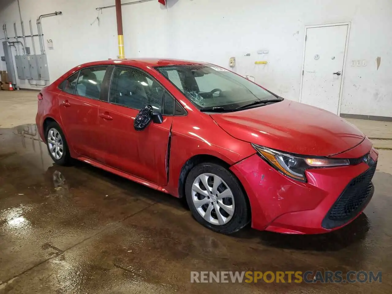 4 Photograph of a damaged car 5YFEPRAE2LP057603 TOYOTA COROLLA 2020