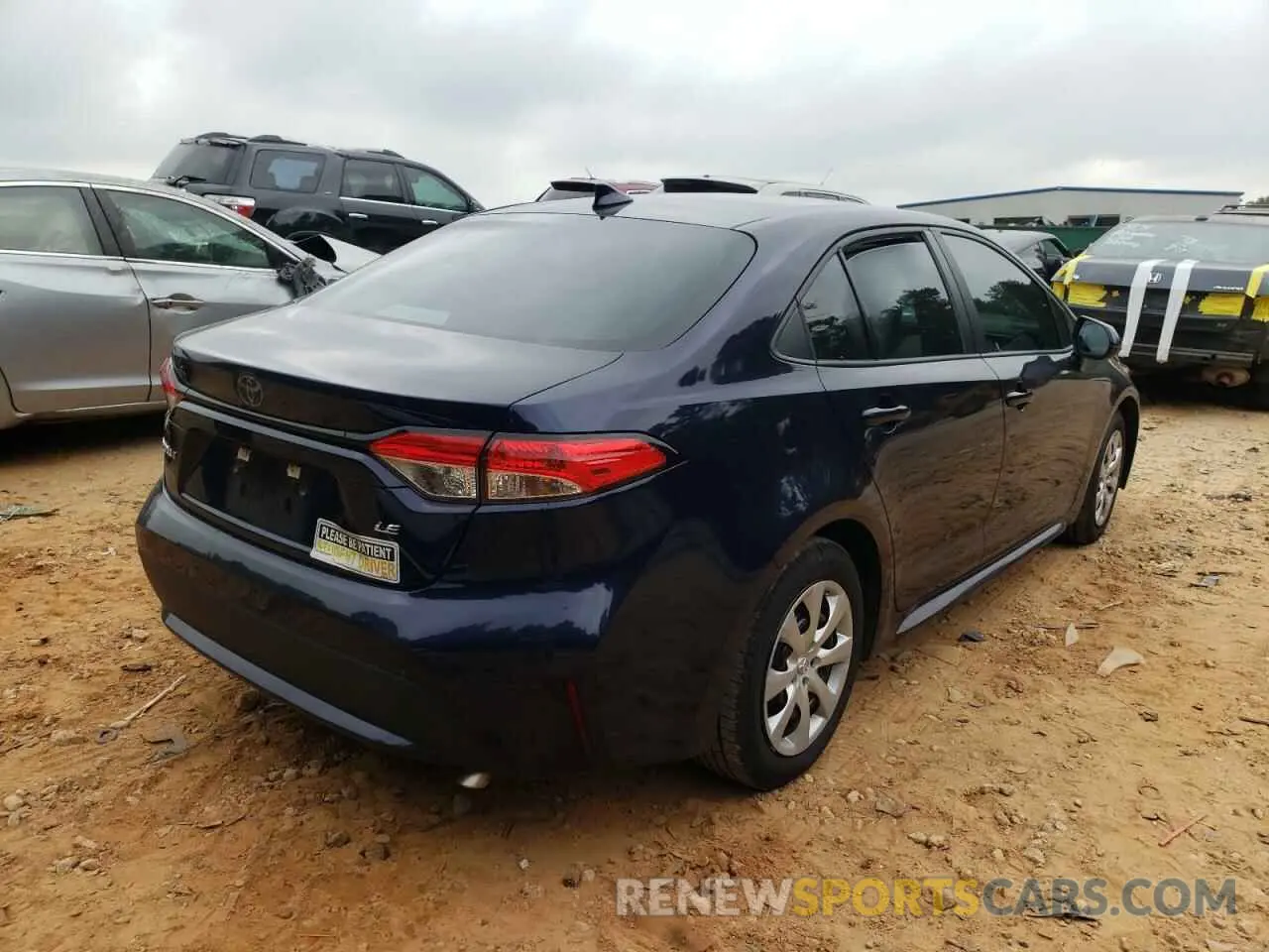 4 Фотография поврежденного автомобиля 5YFEPRAE2LP066446 TOYOTA COROLLA 2020